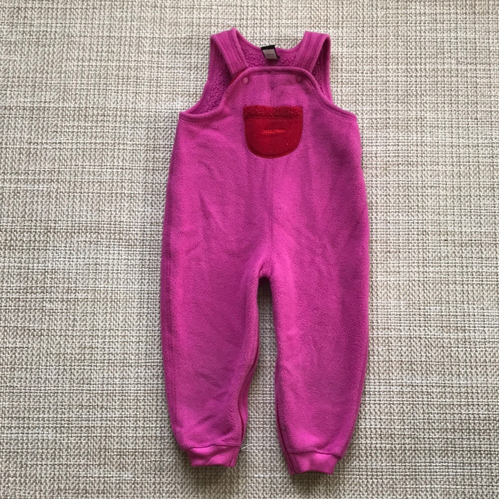 Patagonia Fleece Overalls (size 3T)